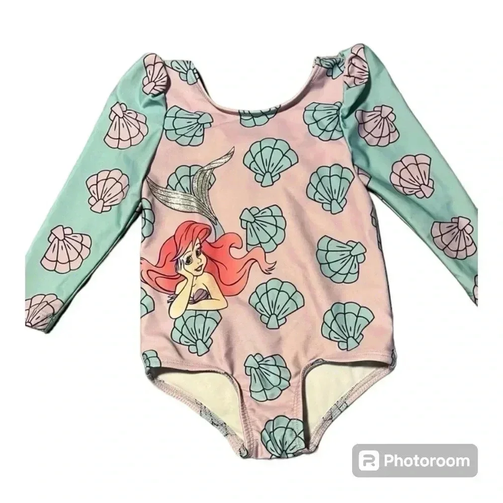 Disney Little Mermaid One Piece Swimsuit size 18 Months